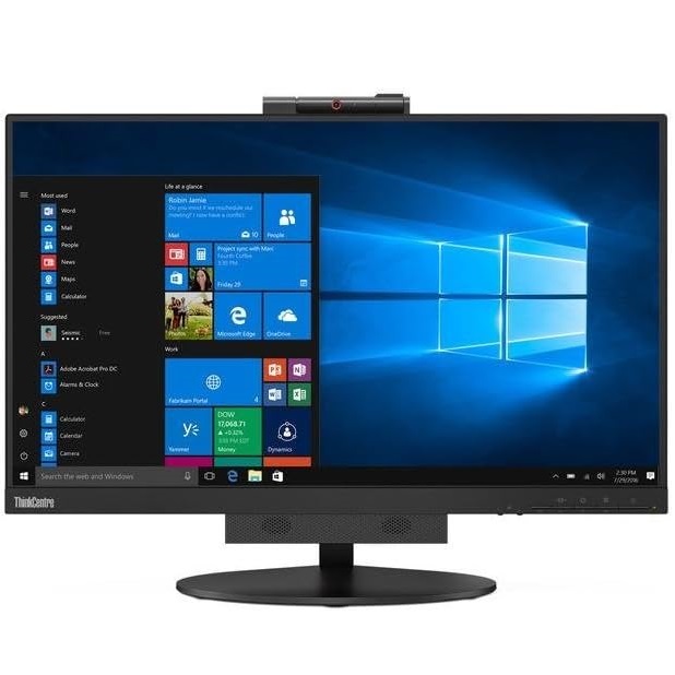 CONFIG ALL IN ONE LENOVO THINKCENTRE WITH CAM 22 POUCE THINKSTATION P330 TINY I5 8EME - ( R16 SN256 QUADRO-P620-2GB)